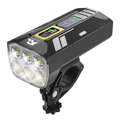 Bike Lights for Night Riding 2000 lumens Portable Bike Lights Super Bright Road Mountain Bicycle Lights 360° Rotatable Bike Headlight w/Type C & USB Charge-Discharge Battery