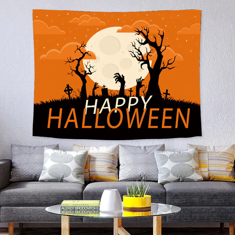 Halloween Linen Blanket