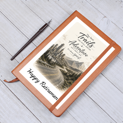 Retirement Journal - With  Gift Wrap Bundle + Personalized Note