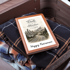 Retirement Journal - With  Gift Wrap Bundle + Personalized Note
