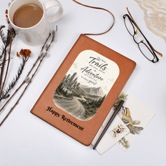 Retirement Journal - With  Gift Wrap Bundle + Personalized Note