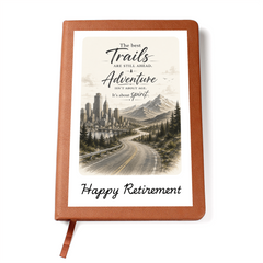 Retirement Journal - With  Gift Wrap Bundle + Personalized Note