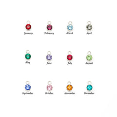 Custom Name Necklace and Birthstone