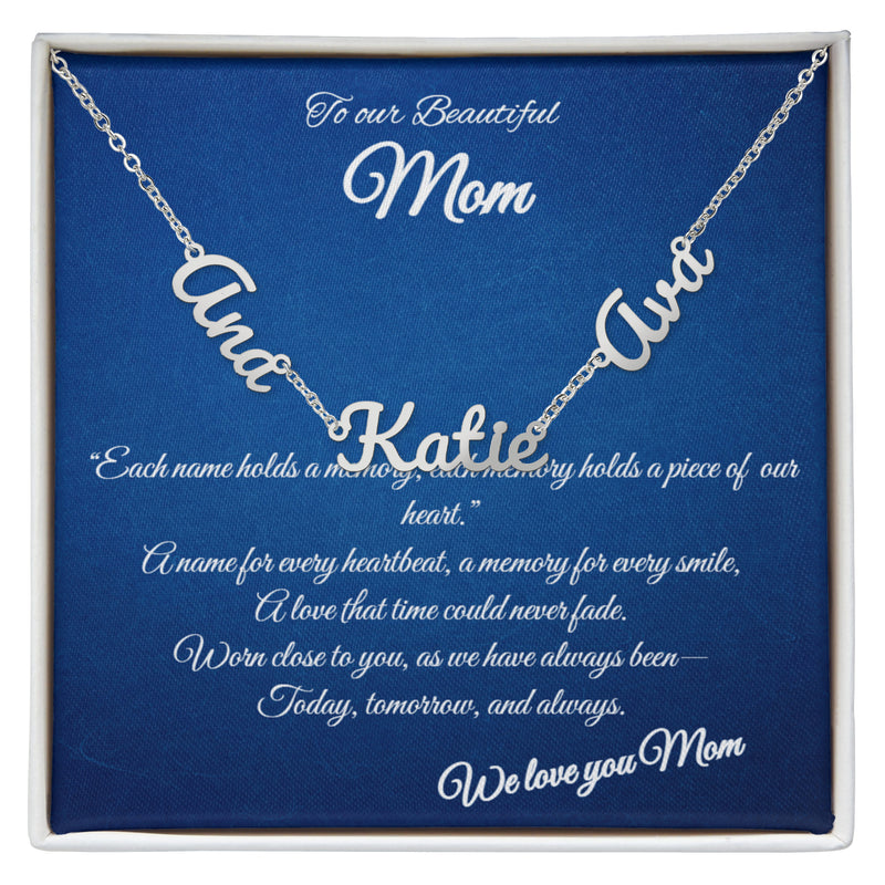 Personalized Multiple Name Necklace