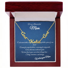 Personalized Multiple Name Necklace
