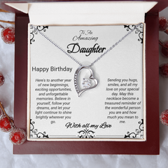 Happy Birthday To An Amazing Daughter - Forever Love Necklace