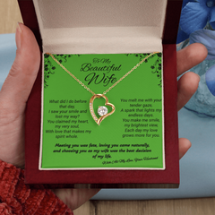 To My Beautiful Wife -Forever Love Necklace - Love, Your Husband