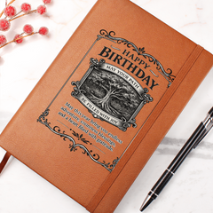 Happy Birthday - Leather Journal