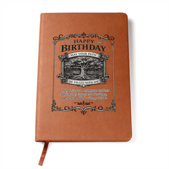 Happy Birthday - Leather Journal