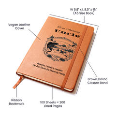 To My Uncle Leather Journal – A Thoughtful Gift for the favourite Uncle