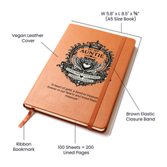 To My Auntie- Leather Journal