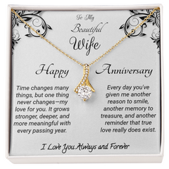 To my Wife - Happy Anniversary. Alluring Beauty Necklace