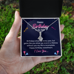 Happy Birthday to My Wife – Alluring Beauty Necklace