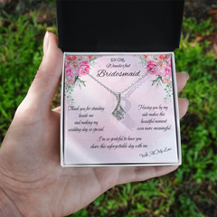 To My Wonderful Bridesmaid - Alluring Beauty Necklace