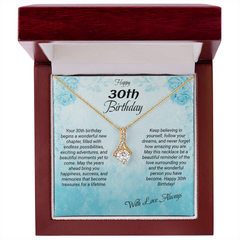 Happy 30th Birthday - Alluring Beauty Necklace