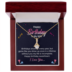 Happy Birthday to My Wife – Alluring Beauty Necklace