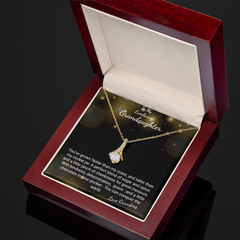 Alluring Beauty Necklace. To My Everloving Grandaughter