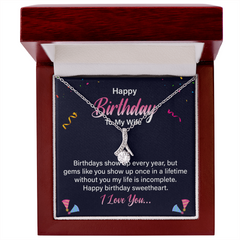 Happy Birthday to My Wife – Alluring Beauty Necklace