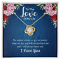 To the Love of My Life. Love knot Necklace