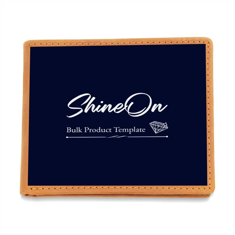 Graphic leather Wallet - Your Design, your Story. Add your own graphics