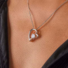 To My Wife- Happy Anniversqary. Forever Love Necklace