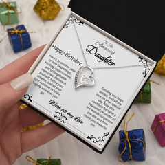 Happy Birthday To An Amazing Daughter - Forever Love Necklace