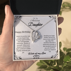 Happy Birthday To An Amazing Daughter - Forever Love Necklace