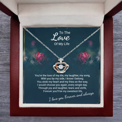 Crown Pendant Necklace. To The Love of my Life