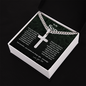 To My Son - Personalized Cross - Cuban Link Chain