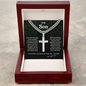 To My Son - Personalized Cross - Cuban Link Chain