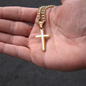 To My Son - Personalized Cross - Cuban Link Chain