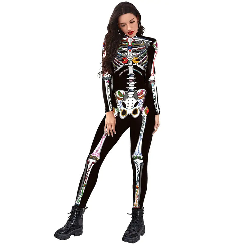 Halloween Skeleton Jumpsuit