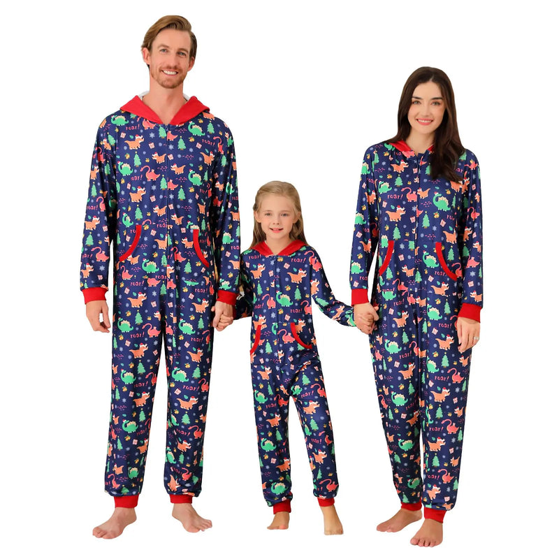 Hooded Christmas Pajamas